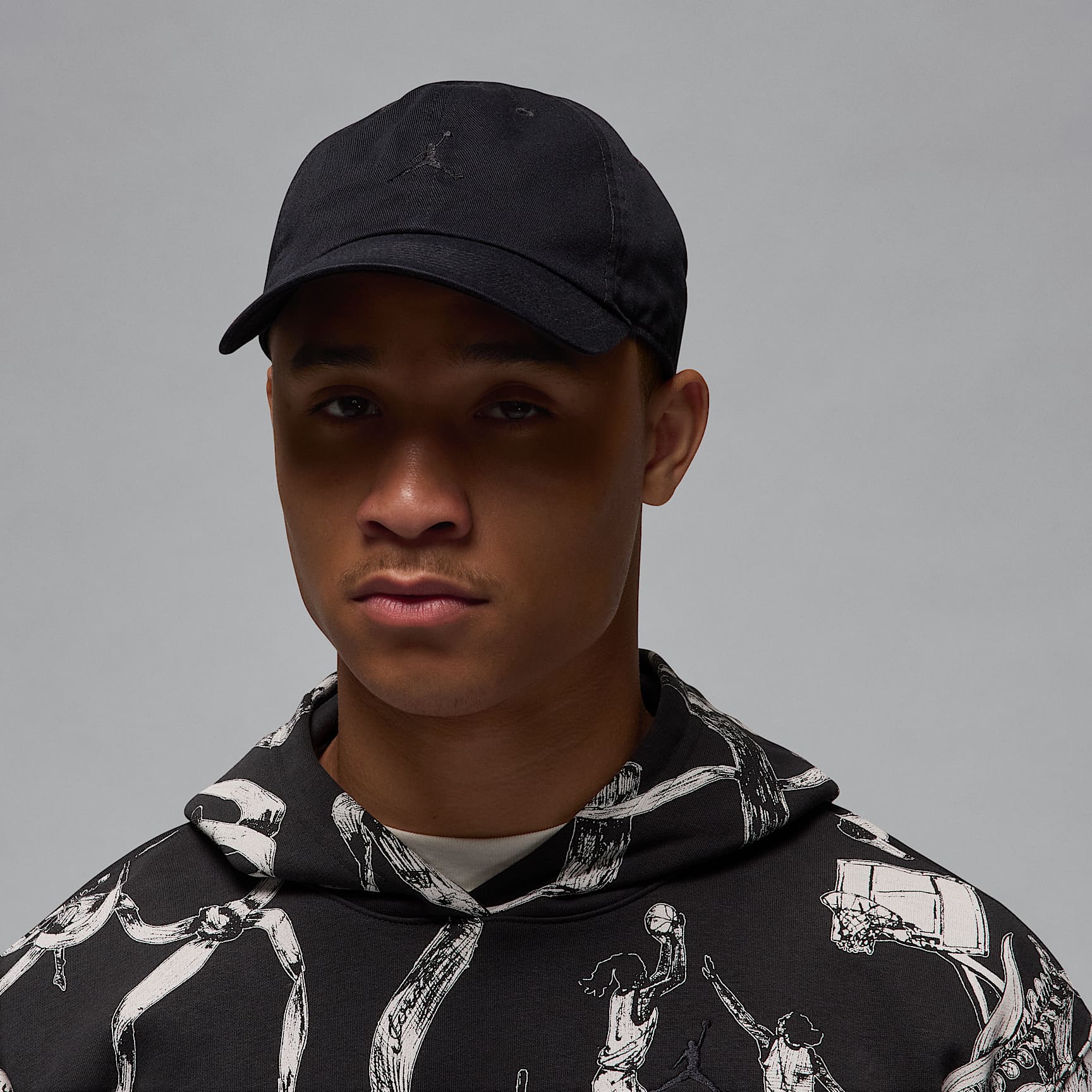 Jordan Club Unstructured Curved-Bill Hat. Nike RO